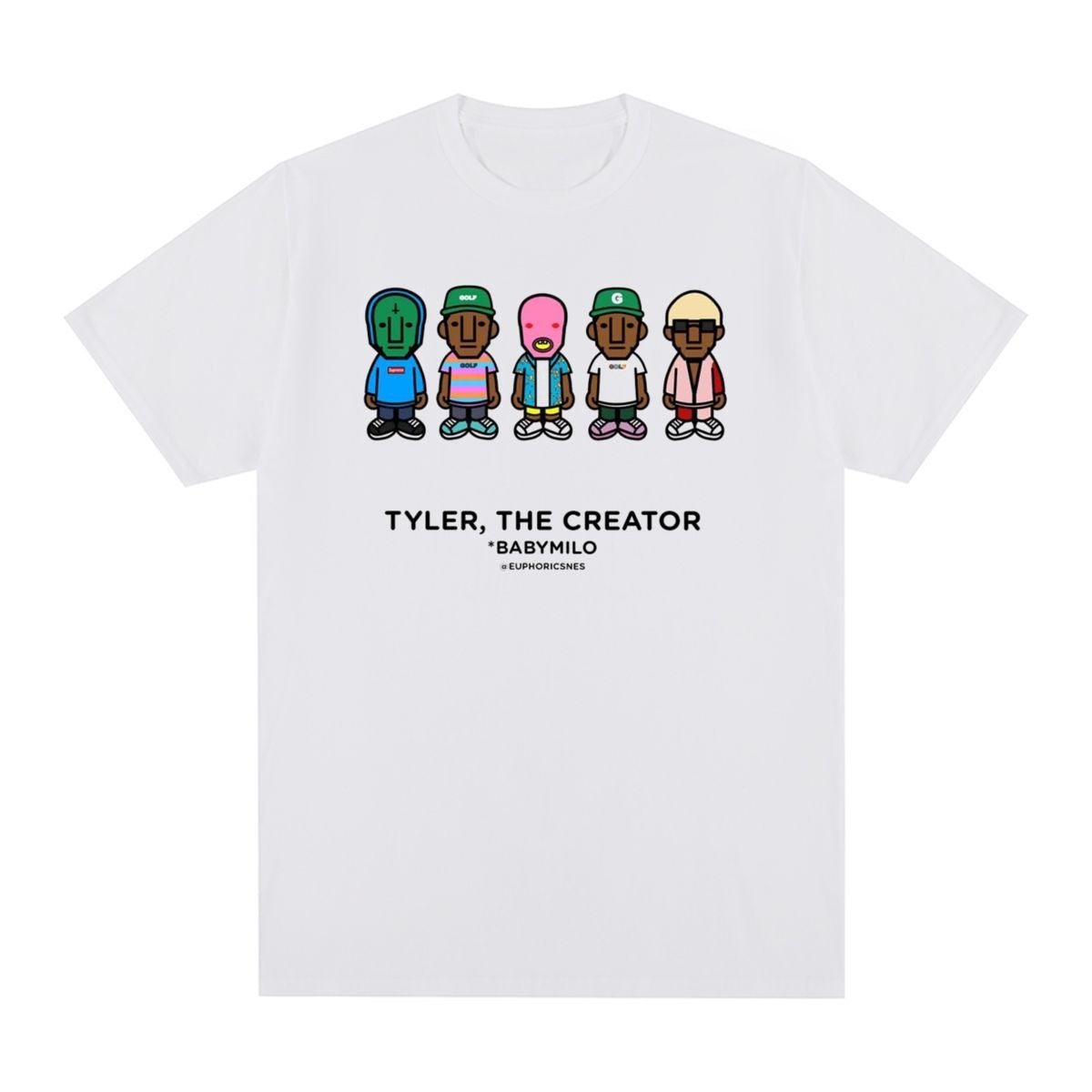 Hip Hop Rapper Vintage Cotton T-Shirt For Men