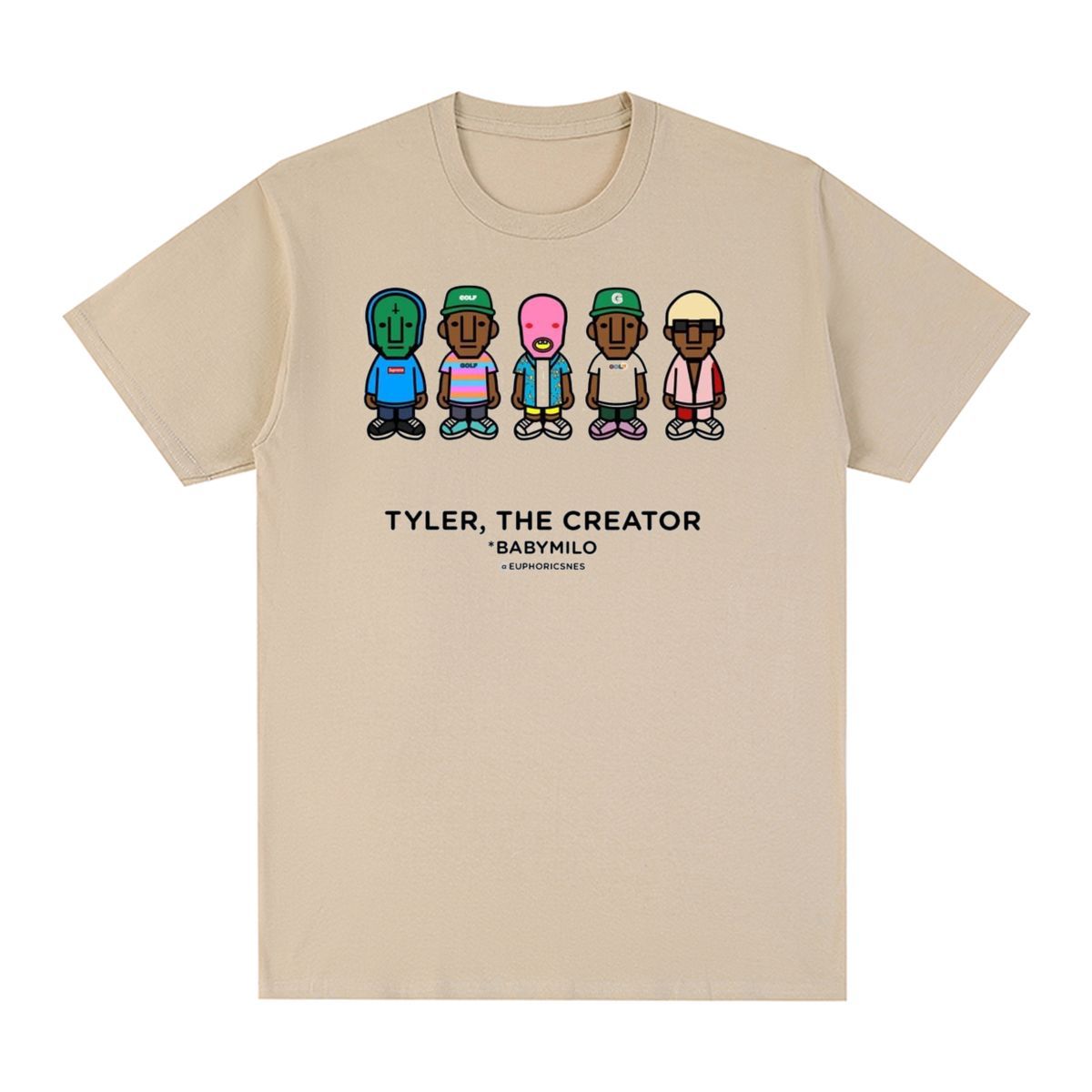 Hip Hop Rapper Vintage Cotton T-Shirt For Men