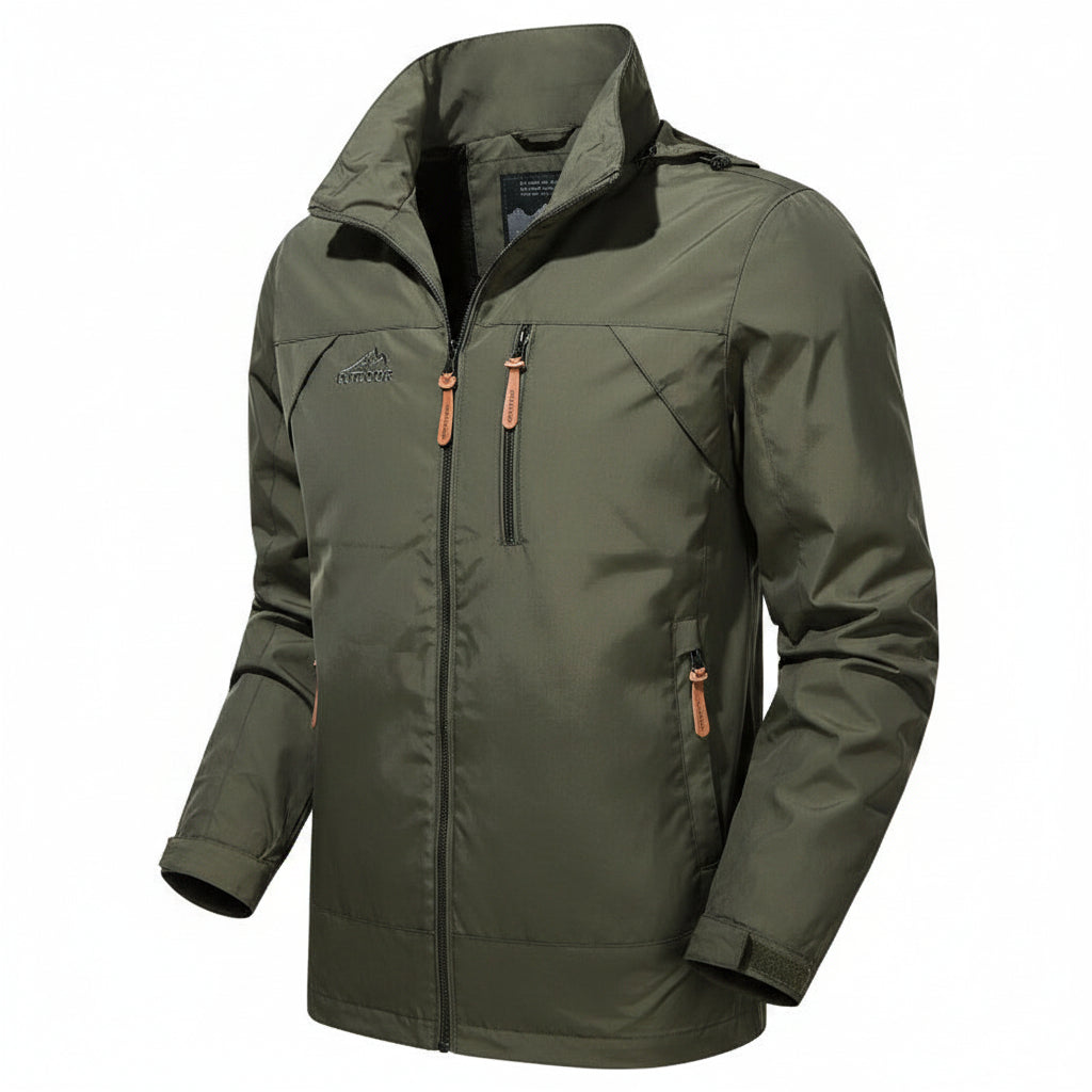 Men’s Casual Hooded Plus Size Outdoor Jacket