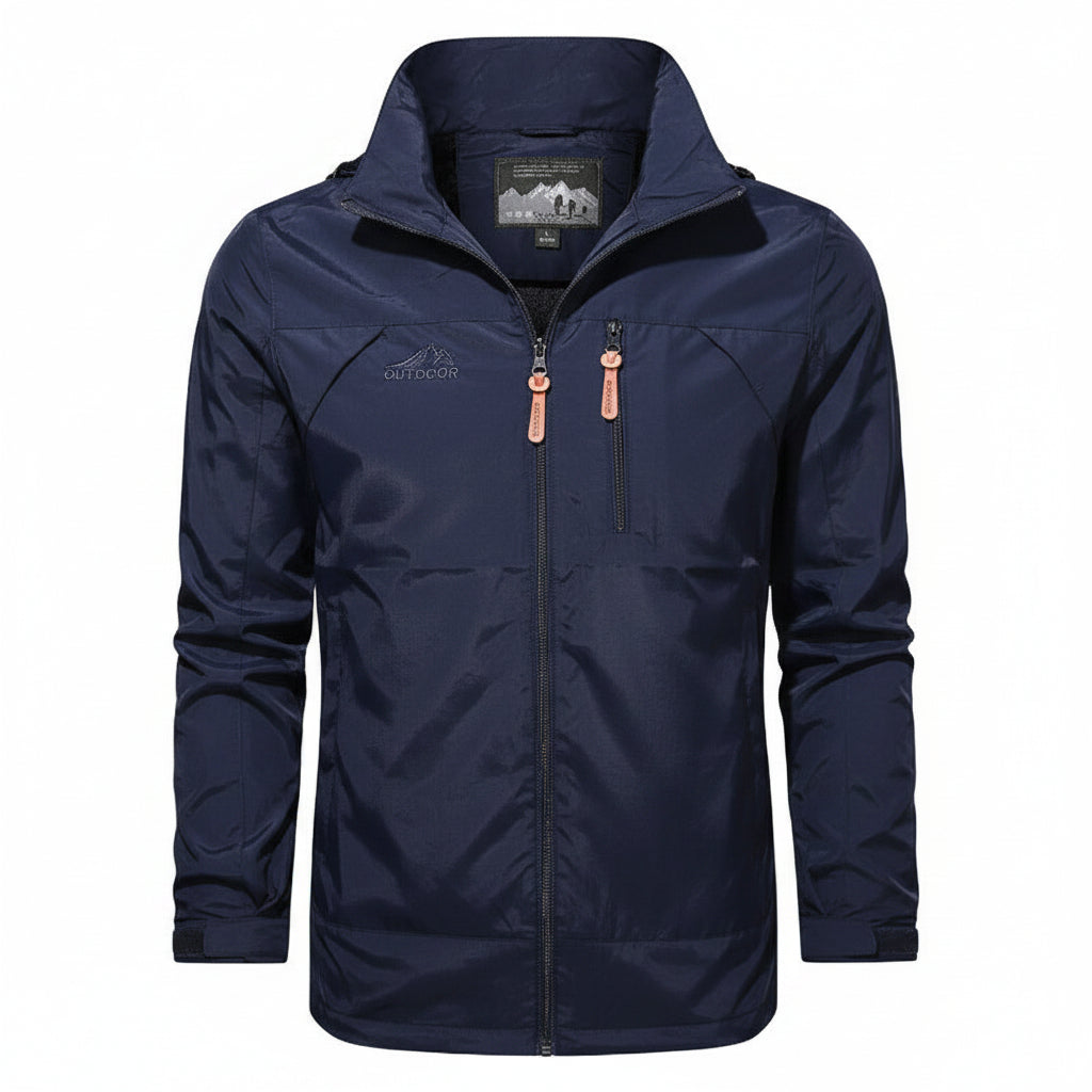 Men’s Casual Hooded Plus Size Outdoor Jacket