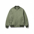 Men’s Casual Washed Satin Loose Fit Work Jacket
