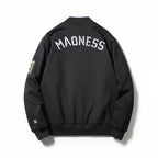 Men’s Casual Washed Satin Loose Fit Work Jacket