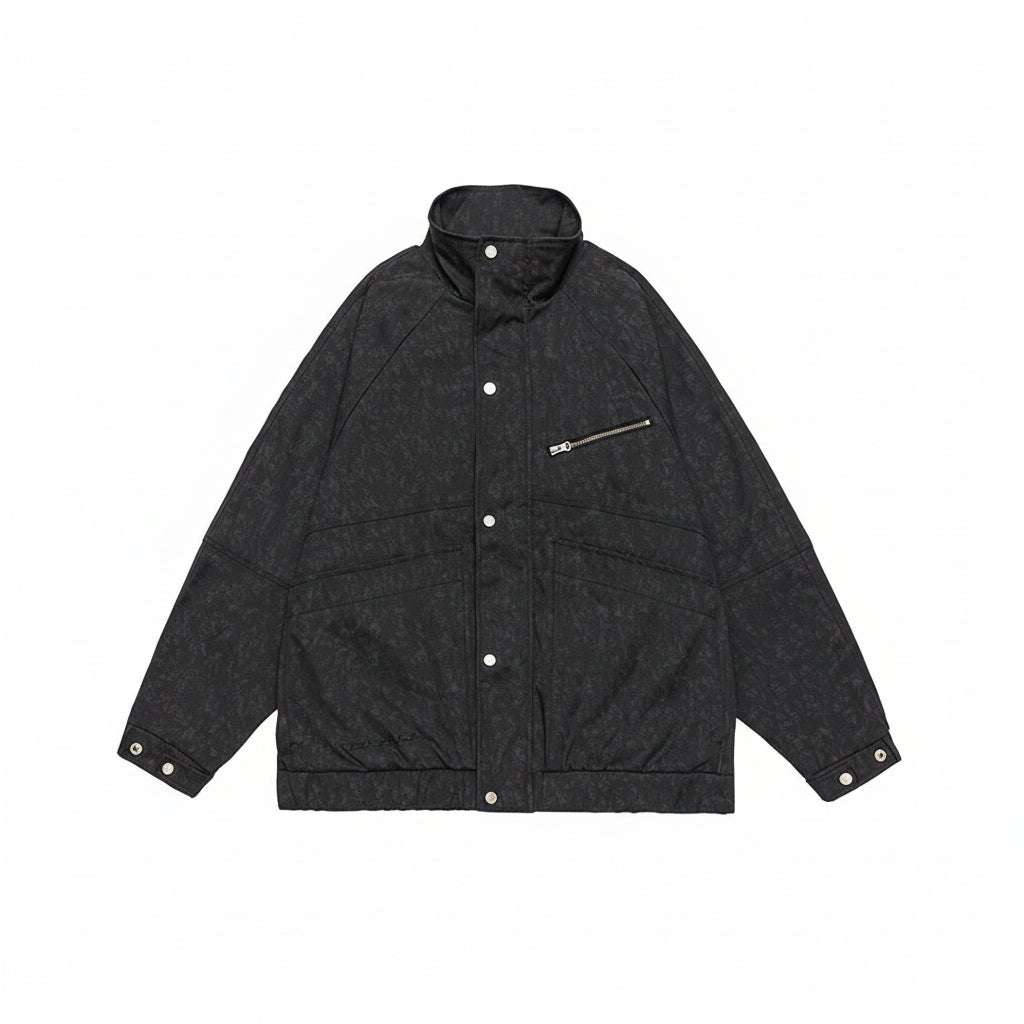 Men’s Urban Hooded Loose Fit Streetwear Jacket