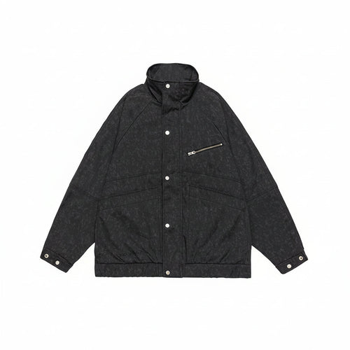 Men’s Urban Hooded Loose Fit Streetwear Jacket