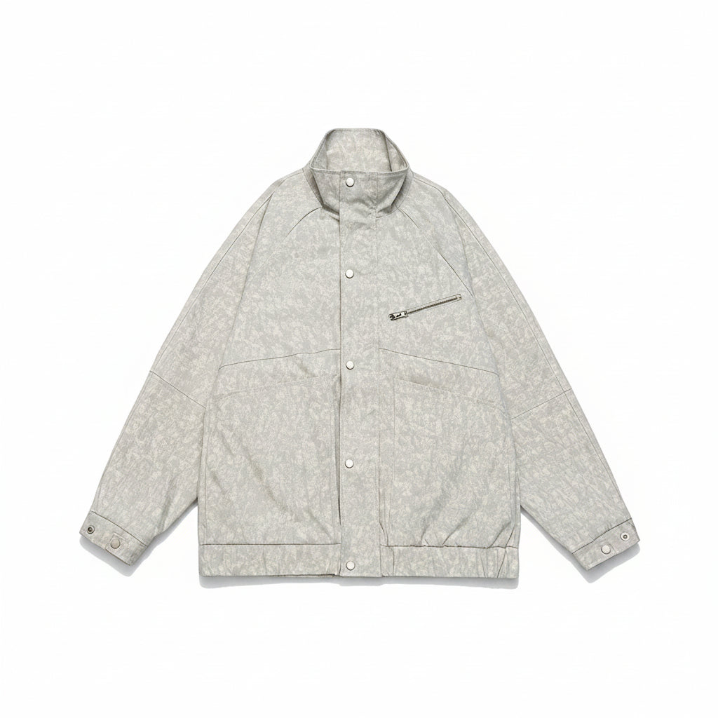 Men’s Urban Hooded Loose Fit Streetwear Jacket