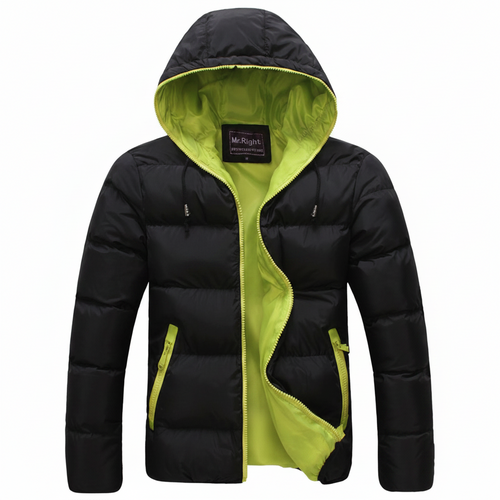 Men’s Warm Hooded Cotton Winter Casual Jacket
