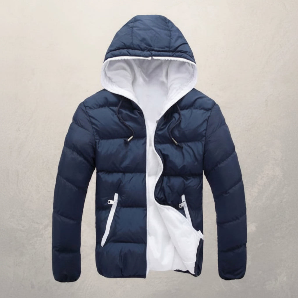 Men’s Warm Hooded Cotton Winter Casual Jacket