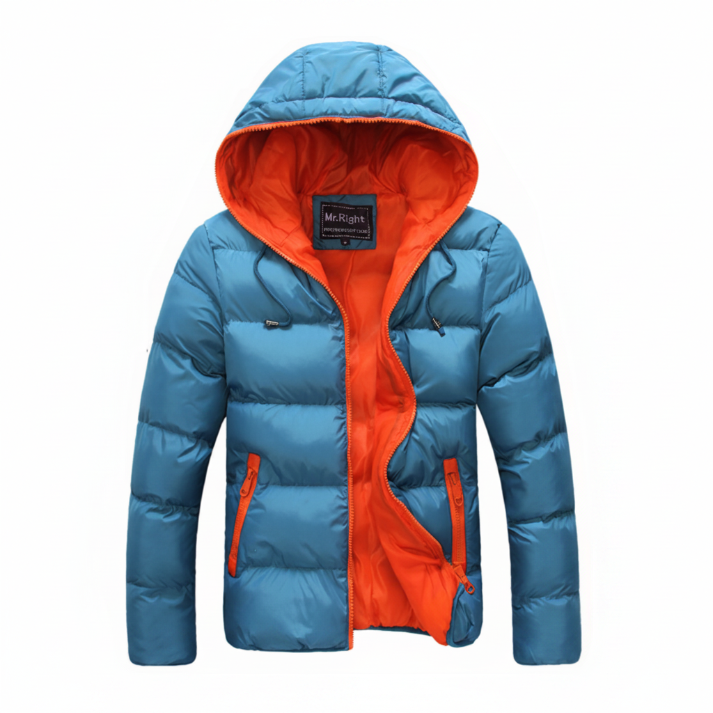 Men’s Warm Hooded Cotton Winter Casual Jacket