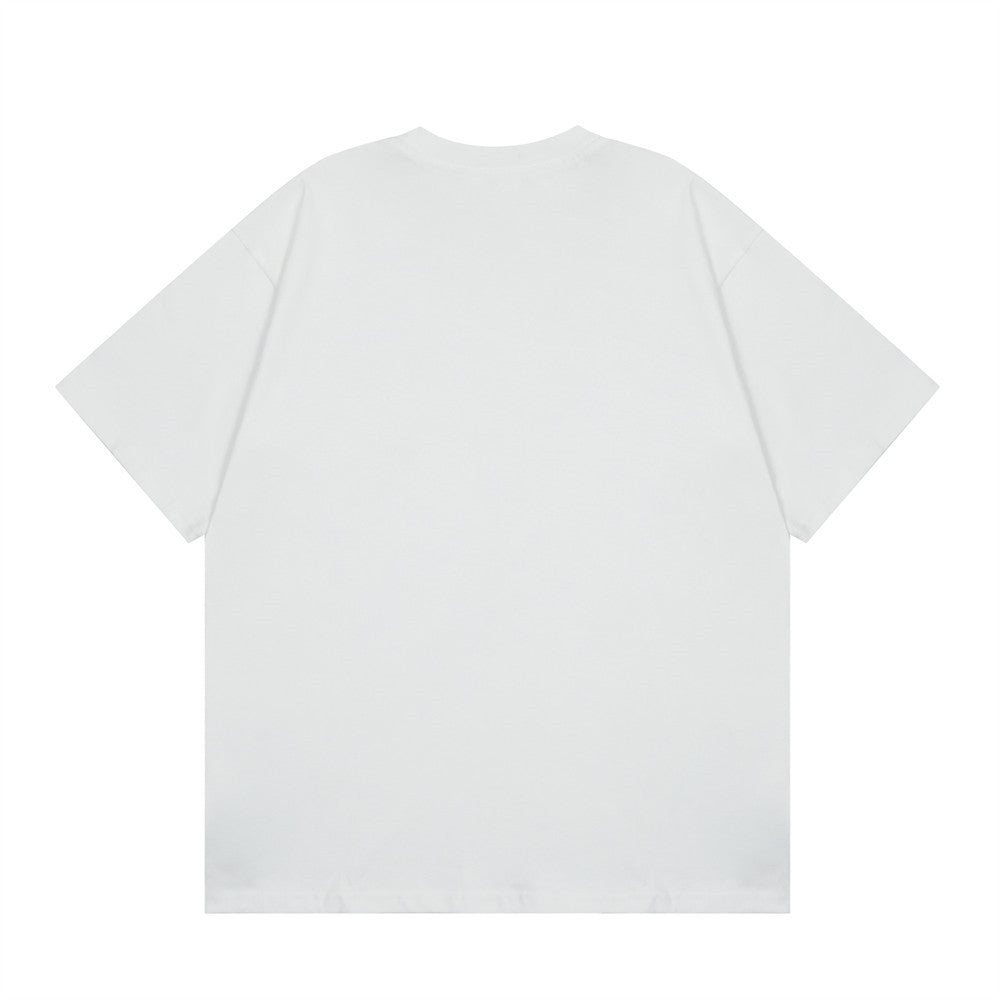 Niche Personality Spider Print Cotton T-Shirt For Men