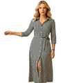 Women’s Flowing V-Neck Midi Evening Party Dress